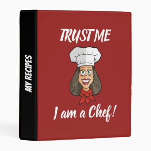 Woman Chef Mini Binder