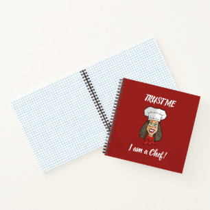 Woman Chef Notebook