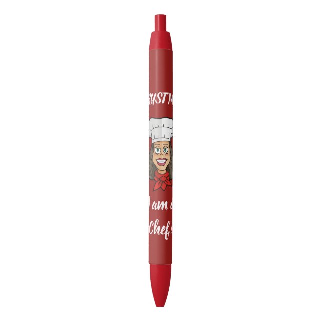 Woman Chef Pen (Front Vertical)