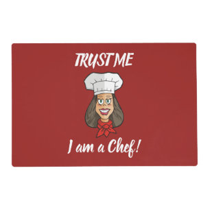Woman Chef Placemat