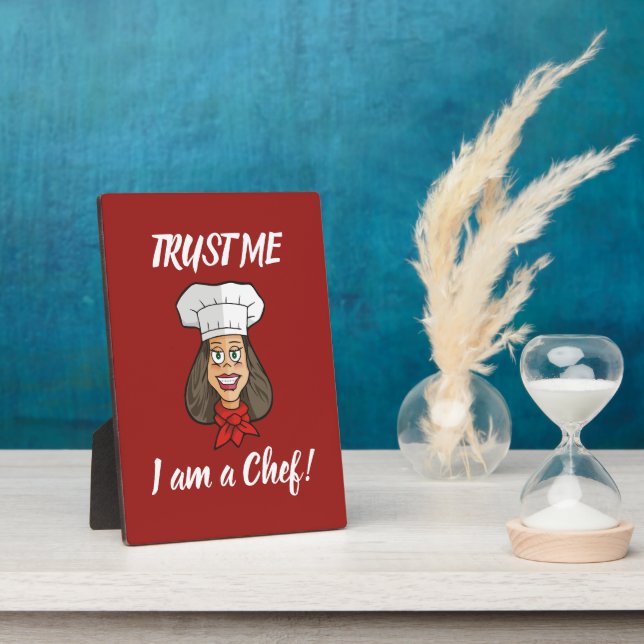 Woman Chef Plaque (Side)