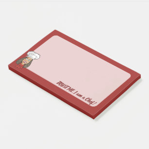 Woman Chef Post-it Notes