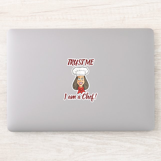 Woman Chef Sticker (Computer)