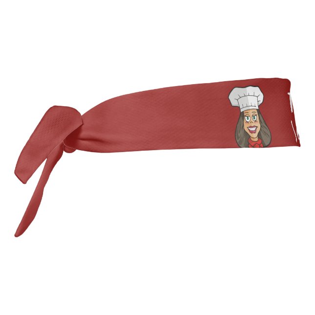 Woman Chef Tie Headband (Rotate 270)
