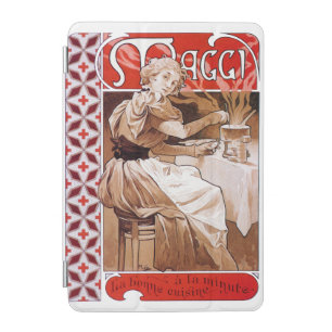Woman Cooking, Alphonse Mucha iPad Mini Cover