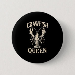 Woman crawfish boil crayfish mom seafood festival  button