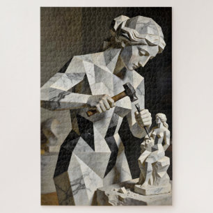 Woman, Create Thyself – Self Constructed Portrait Jigsaw Puzzle