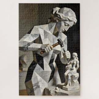 Woman, Create Thyself – Self Constructed Portrait Jigsaw Puzzle