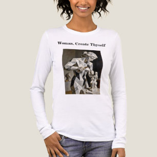 Woman, Create Thyself – Self Constructed Portrait Tri-Blend Shirt