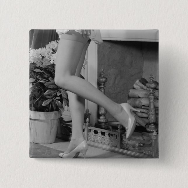 Woman Dancing Button (Front)