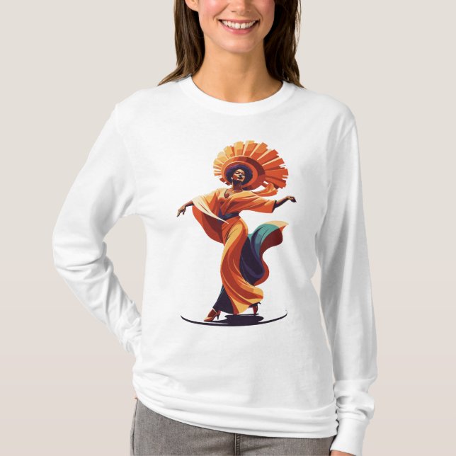 woman dancing T-Shirt (Front)