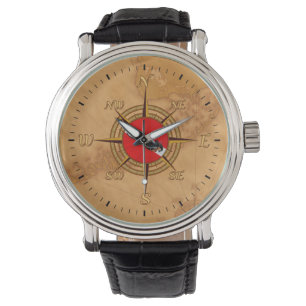 Woman Diver And Compass Watch