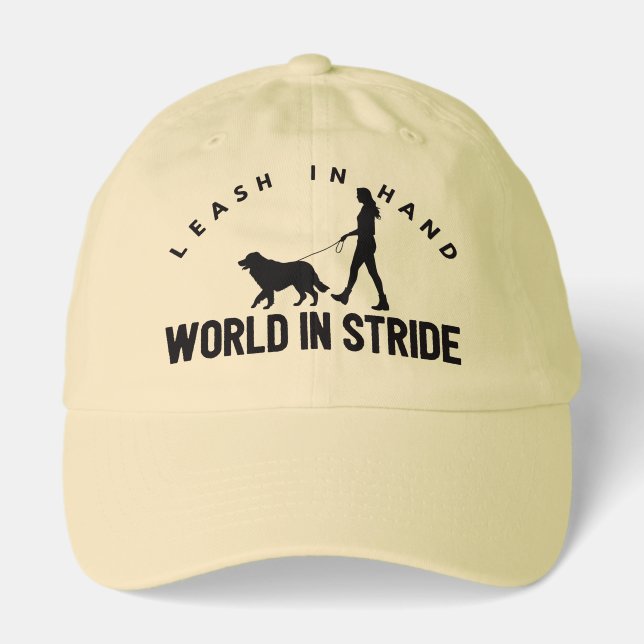 Woman Dog Walker  Hat (Front)