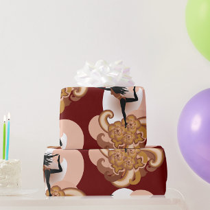 Woman Doing Yoga Wrapping Paper