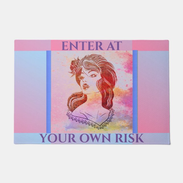 Woman Door Mat (Front)