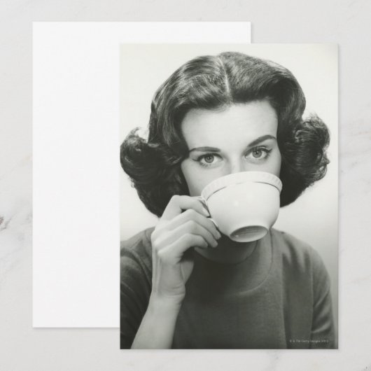 Woman Drinking (Front/Back)