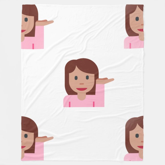 woman emoji blanket (Front)