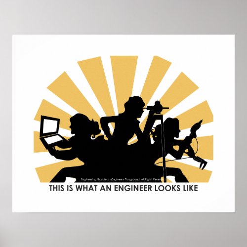 Woman engineer poster This is what we look like Poster