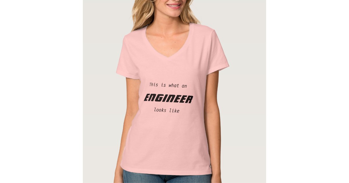Woman engineer shirt Zazzle