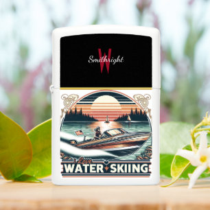 Woman Enjoying Ocean Breeze Zippo Lighter