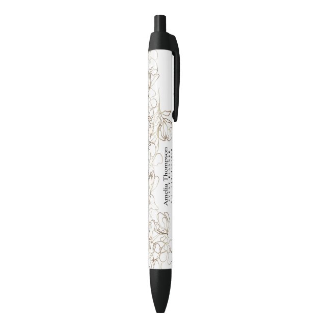 Woman Entrepreneur Elegant Branding Pen (Bottom (Vertical))