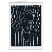 Woman Face Black & White (Front)