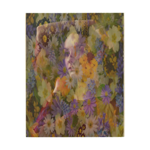 Woman Face With Flowers Abstract Digital Art Image