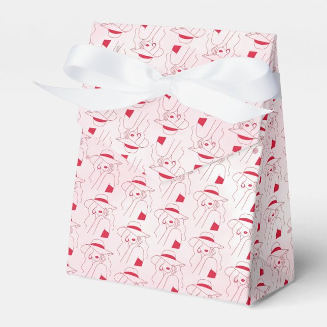 Woman Favor Boxes (Front Side)