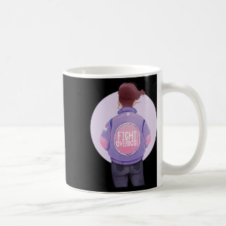 Woman Fight Overdose Purple Ribbon Overdose Awaren Coffee Mug