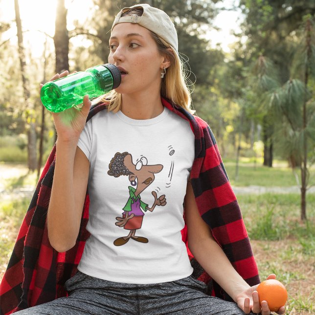 Woman Flipping A Coin T-Shirt (Creator Uploaded)