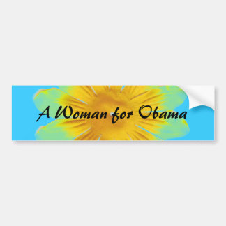 Woman for Obama bumper stcker Sticker