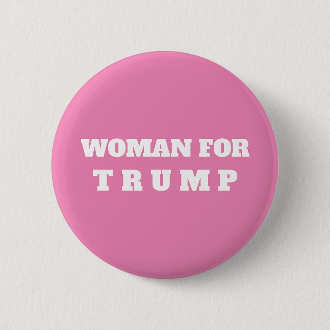 WOMAN FOR TRUMP 2024 button (Front)