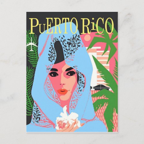 Woman from Puerto Rico Postcard