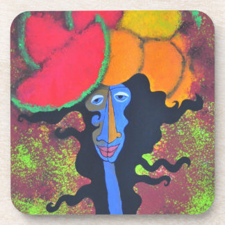 Woman&fruit coasters