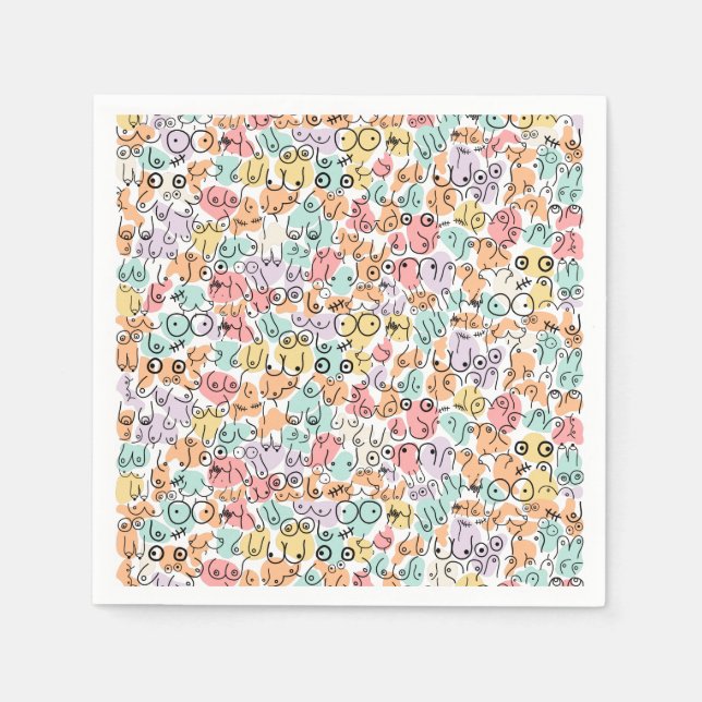 woman fun gift napkins (Front)