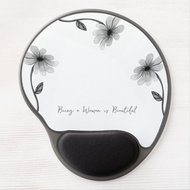Woman Gel Mouse Pad (Front)