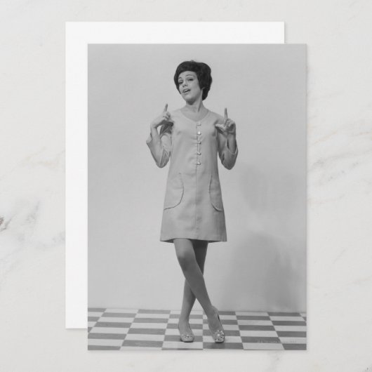 Woman Gesturing (Front/Back)