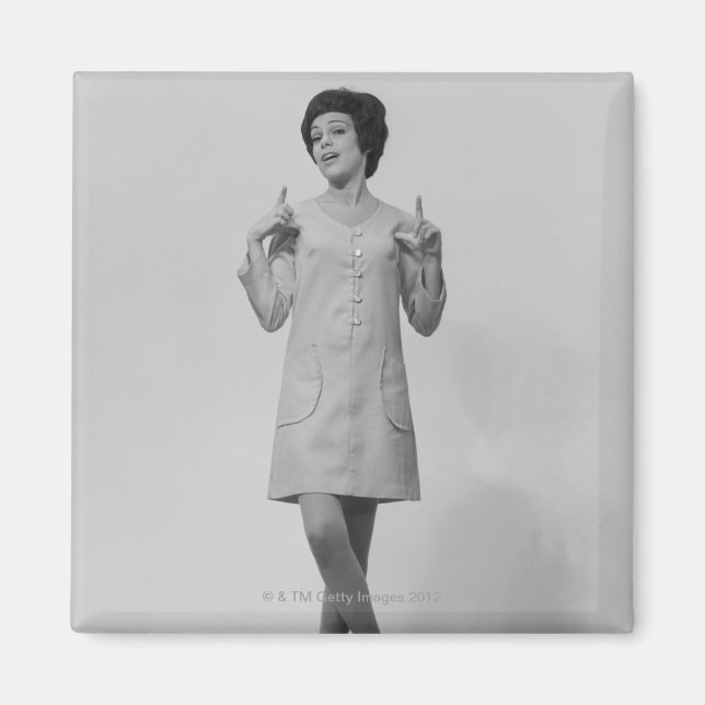Woman Gesturing Magnet (Front)