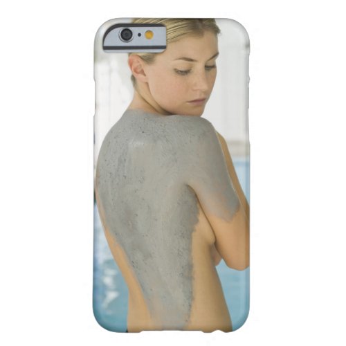 Woman getting spa skin treatment barely there iPhone 6 case