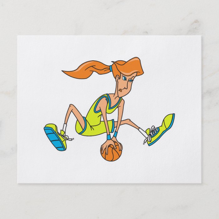 woman girl female basketball player graphic design flyer