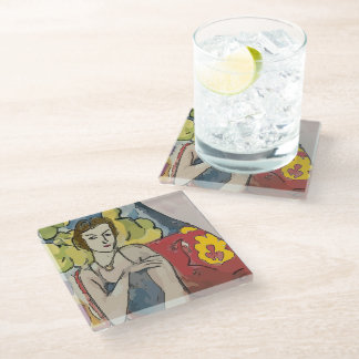 Woman Glass Coaster