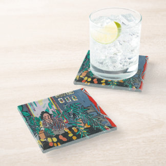 Woman Glass Coaster