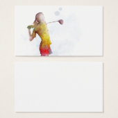 WOMAN GOLFER (Front & Back)