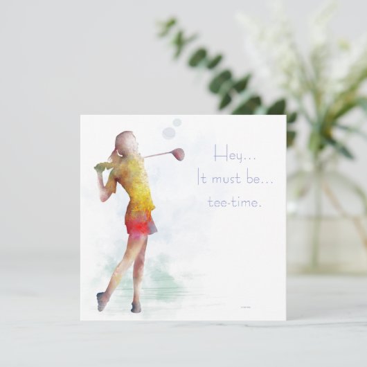 WOMAN GOLFER (Standing Front)