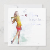 WOMAN GOLFER (Front)