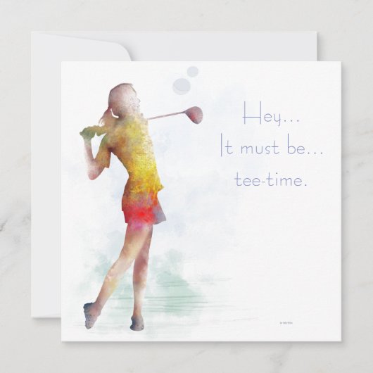 WOMAN GOLFER (Front)