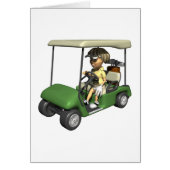 Woman Golfer Cart (Front)