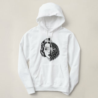 Woman Hawk Tattoo Flash Hoodie