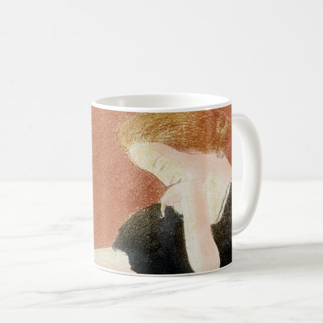 Woman Holding a Rose, Maurice Denis Coffee Mug (Front Right)