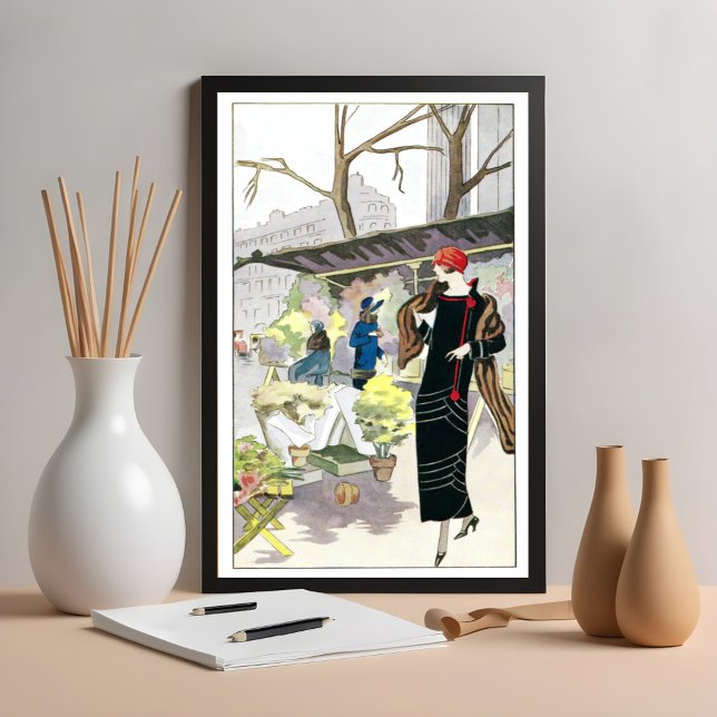 Woman in a black velvet business dress (1924) poster (Creator Uploaded)